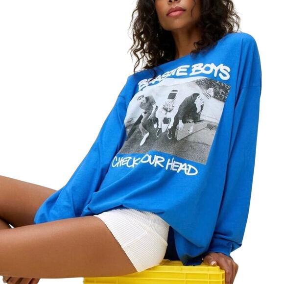 DAYDREAMER Beastie Boys Check Your Head Merch LS Tee, Size S / P2P Approx 23.25” - Picture 3 of 9